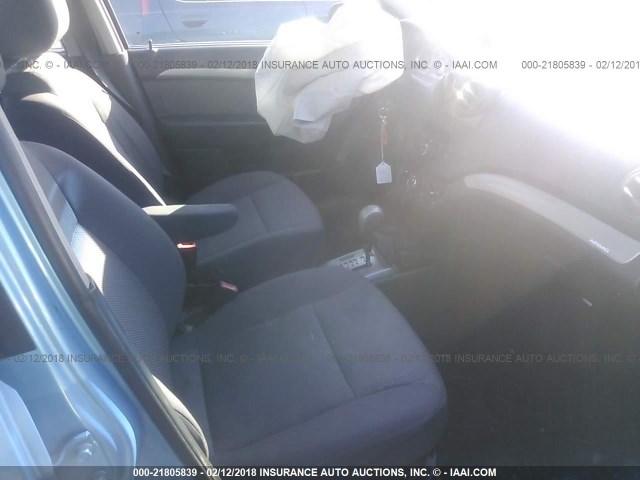 KL1TD56617B143314 - 2007 CHEVROLET AVEO LS BLUE photo 5