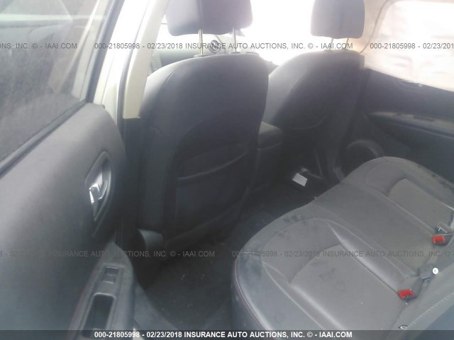 JN8AS5MVXBW281651 - 2011 NISSAN ROGUE S/SV/KROM WHITE photo 8