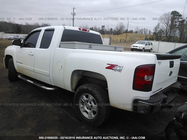 1GCEK19J88Z271736 - 2008 CHEVROLET SILVERADO K1500 WHITE photo 3