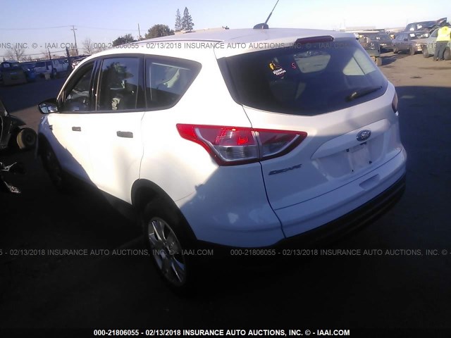 1FMCU0F7XFUC89472 - 2015 FORD ESCAPE S WHITE photo 3