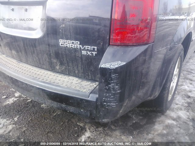 2D8HN54149R668408 - 2009 DODGE GRAND CARAVAN SXT BLACK photo 6