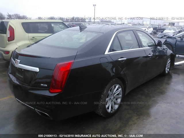 1G6AR5S31F0137040 - 2015 CADILLAC CTS LUXURY COLLECTION BLACK photo 4