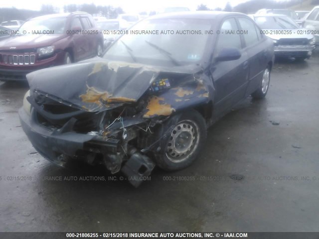 KMHDN46D95U945531 - 2005 HYUNDAI ELANTRA GLS/GT BLUE photo 2