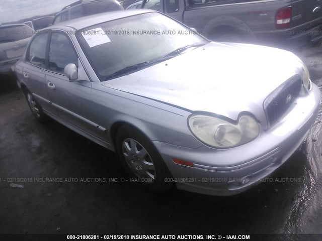 KMHWF25H14A001009 - 2004 HYUNDAI SONATA GL SILVER photo 1