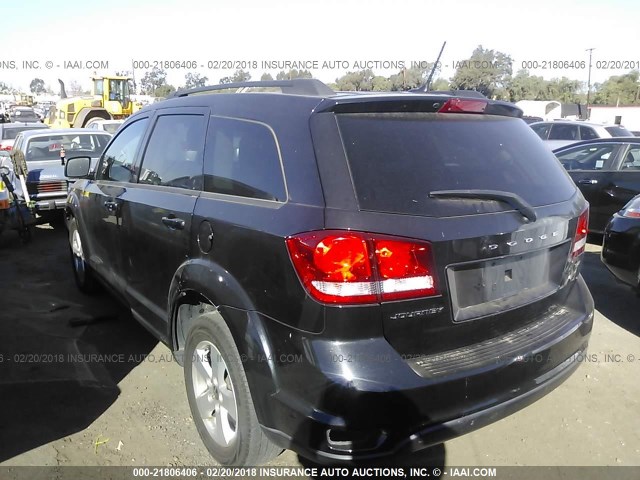 3C4PDCBB0CT392245 - 2012 DODGE JOURNEY SXT BLACK photo 3