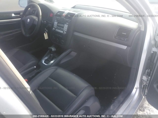 3VWEF71K37M133353 - 2007 VOLKSWAGEN JETTA WOLFSBURG 银色 照片 5