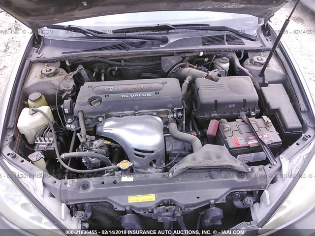 4T1BE32K15U606915 - 2005 TOYOTA CAMRY LE/XLE/SE GRAY photo 10