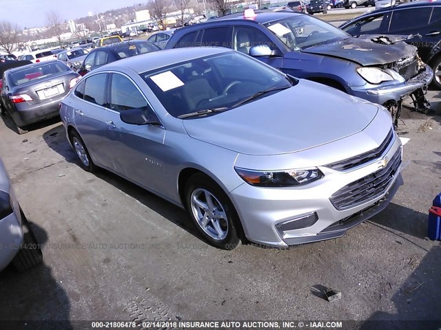 1G1ZB5ST3GF213496 - 2016 CHEVROLET MALIBU LS ვერცხლისფერი ფოტო 1