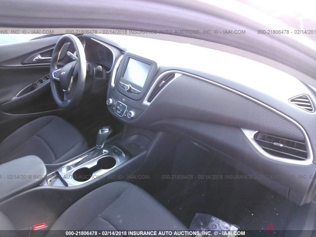 1G1ZB5ST3GF213496 - 2016 CHEVROLET MALIBU LS ვერცხლისფერი ფოტო 5