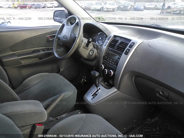 KM8JN72D66U263136 - 2006 HYUNDAI TUCSON GLS/LIMITED WHITE photo 5