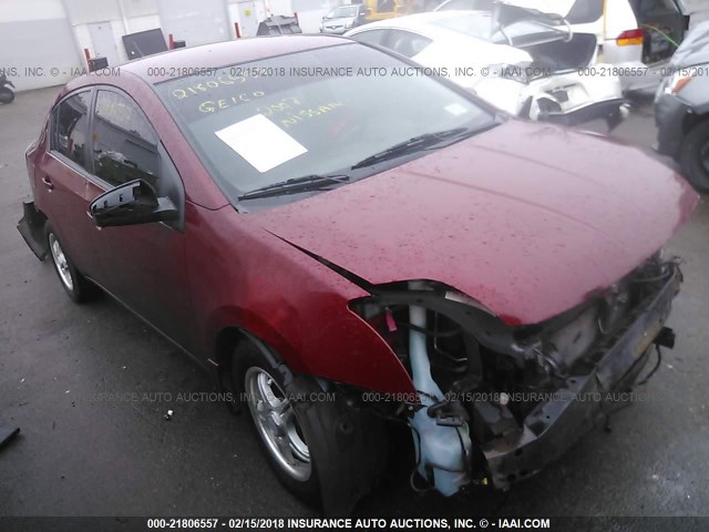 3N1AB61E17L698016 - 2007 NISSAN SENTRA 2.0/2.0S/2.0SL RED photo 1