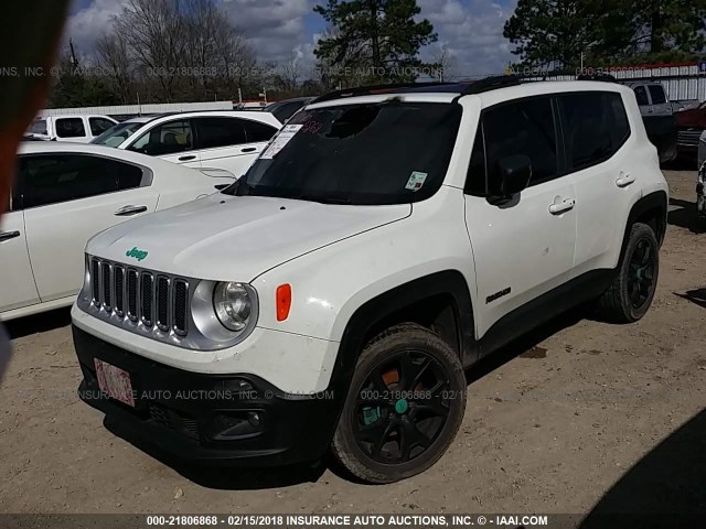 ZACCJBDT8FPC00783 - 2015 JEEP RENEGADE LIMITED BLACK photo 2