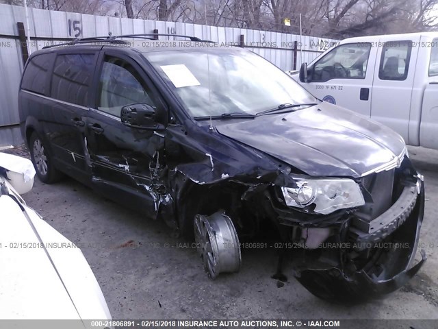 2A8HR54P88R645776 - 2008 CHRYSLER TOWN & COUNTRY TOURING BLACK photo 1