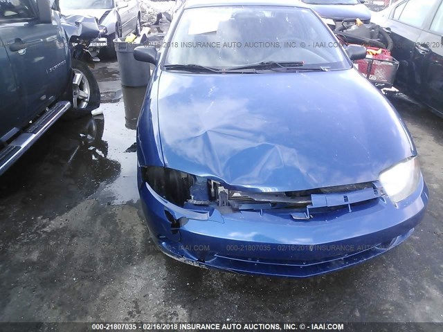 1G1JF12F257151469 - 2005 CHEVROLET CAVALIER LS BLUE photo 6