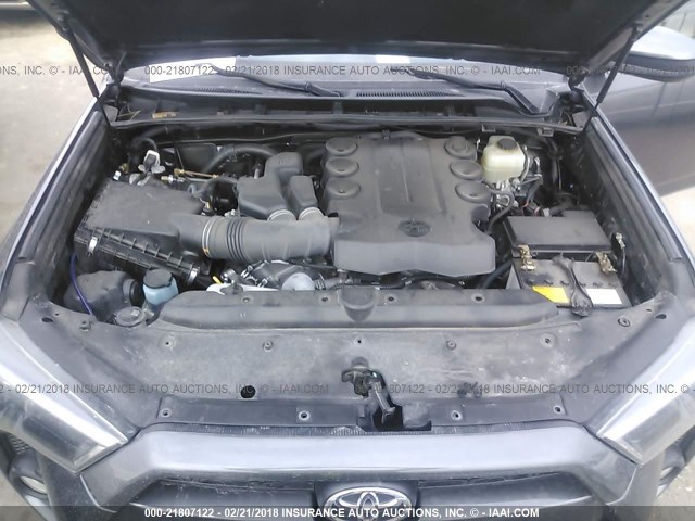JTEBU5JR3H5406825 - 2017 TOYOTA 4RUNNER SR5 PREM/LTDL/TRAIL/TRD 灰色 照片 10