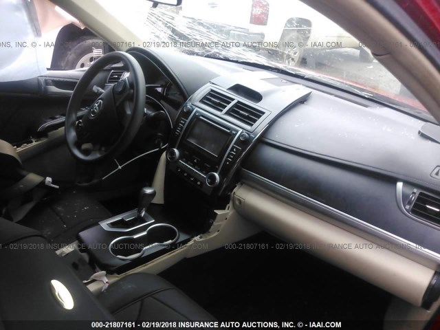 4T1BF1FK3CU538318 - 2012 TOYOTA CAMRY SE/LE/XLE Қызыл фото 5