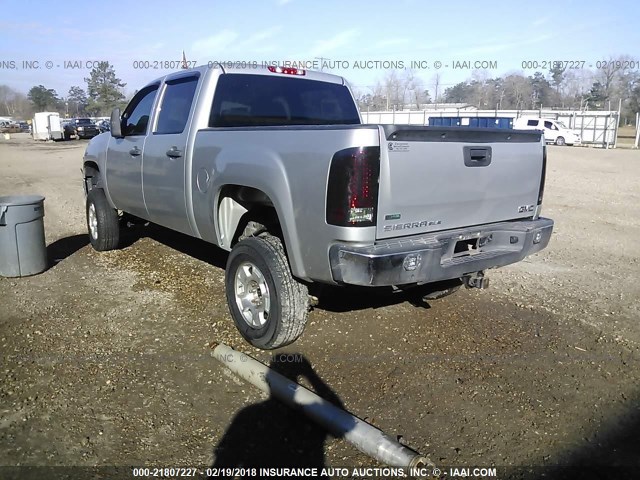 3GTU2VE24BG147469 - 2011 GMC SIERRA K1500 SLE GRAY photo 3