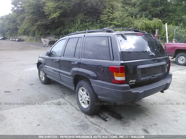 1J4GW48S44C309222 - 2004 JEEP GRAND CHEROKEE LAREDO/COLUMBIA/FREEDOM 黑色 照片 3