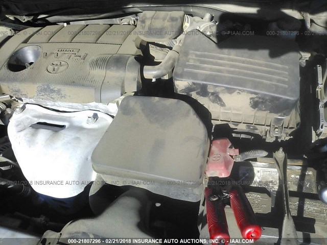 4T1BF3EK5BU204657 - 2011 TOYOTA CAMRY SE/LE/XLE SILVER photo 10