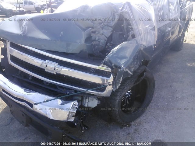 3GCPCREA9BG380823 - 2011 CHEVROLET SILVERADO C1500  LS BLUE photo 6