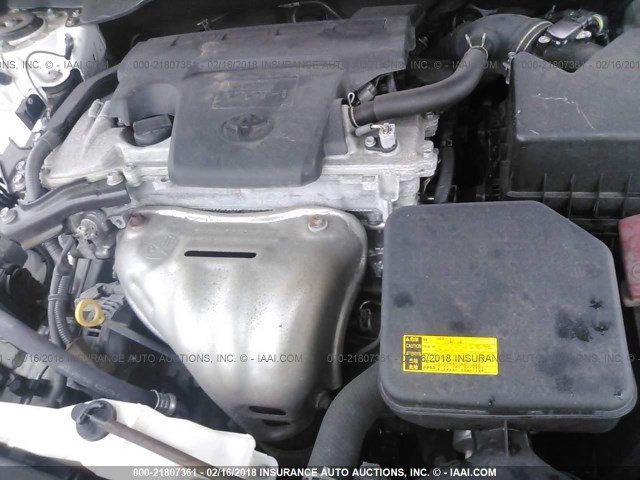4T1BF1FK9EU736419 - 2014 TOYOTA CAMRY L/SE/LE/XLE 白色 照片 10