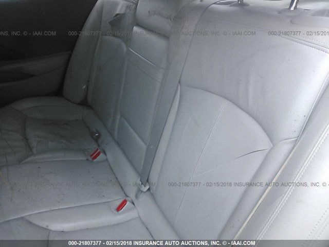 1G4GE5EV4AF187786 - 2010 BUICK LACROSSE CXS SILVER photo 8