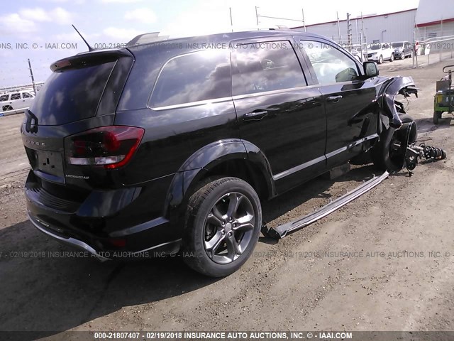 3C4PDCGG6GT107686 - 2016 DODGE JOURNEY CROSSROAD BLACK photo 4