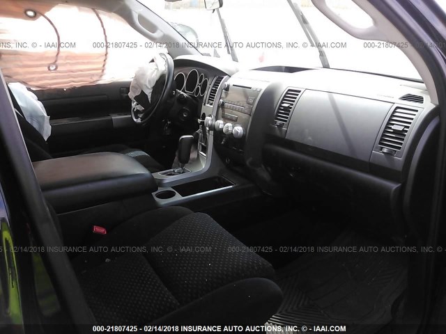 5TFRY5F15AX093099 - 2010 TOYOTA TUNDRA DOUBLE CAB SR5 BLACK photo 5