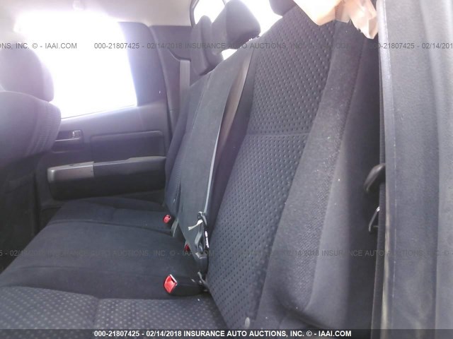 5TFRY5F15AX093099 - 2010 TOYOTA TUNDRA DOUBLE CAB SR5 BLACK photo 8