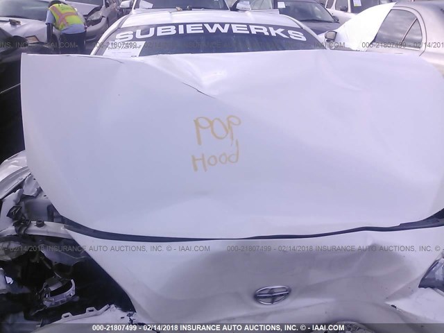 JF1ZNAA12D2725668 - 2013 TOYOTA SCION FR-S თეთრი ფოტო 10