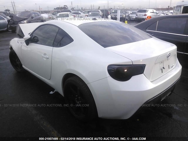 JF1ZNAA12D2725668 - 2013 TOYOTA SCION FR-S თეთრი ფოტო 3