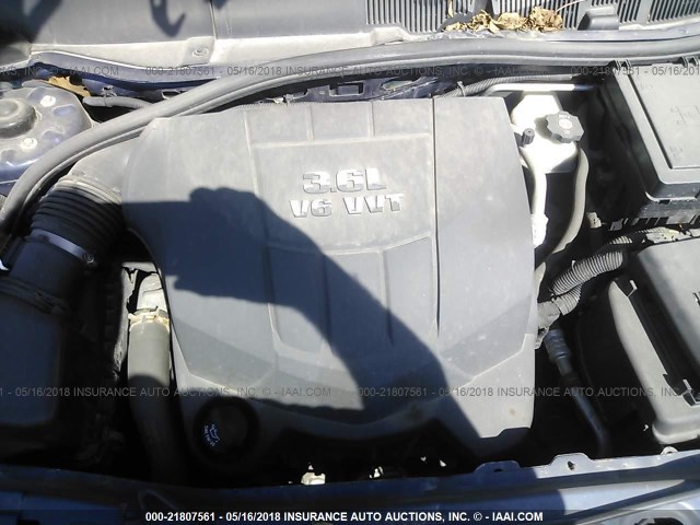 2CNDL037686321380 - 2008 CHEVROLET EQUINOX SPORT BLUE photo 10