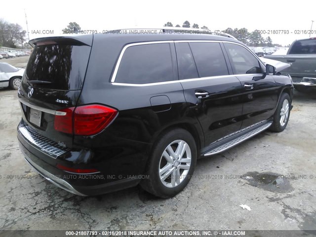 4JGDF7CE7DA159528 - 2013 MERCEDES-BENZ GL 450 4MATIC BLACK photo 4