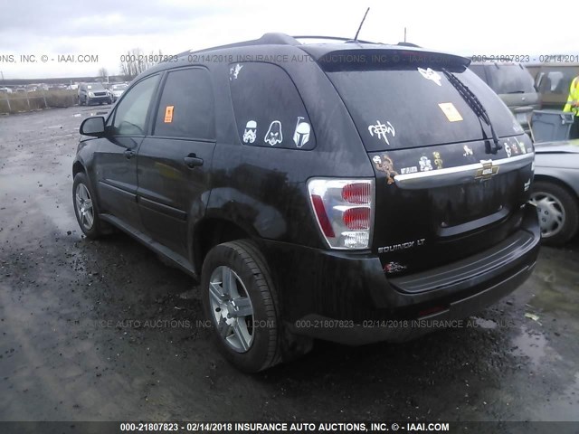 2CNDL63F186348786 - 2008 CHEVROLET EQUINOX BLACK photo 3