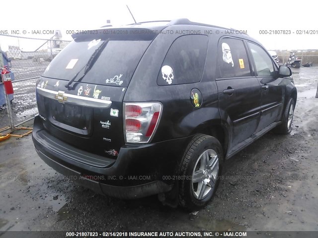 2CNDL63F186348786 - 2008 CHEVROLET EQUINOX BLACK photo 4