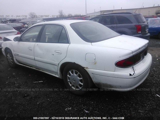 2G4WS52M8W1537631 - 1998 BUICK CENTURY CUSTOM WHITE photo 3