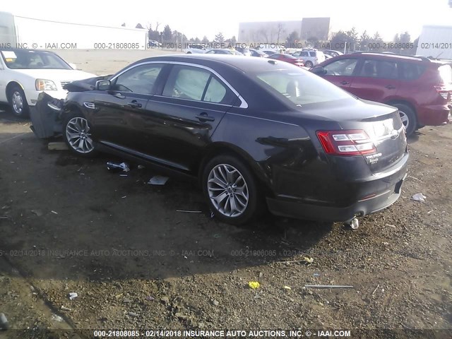 1FAHP2F81DG114924 - 2013 FORD TAURUS LIMITED BLACK photo 3