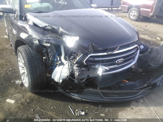 1FAHP2F81DG114924 - 2013 FORD TAURUS LIMITED BLACK photo 6