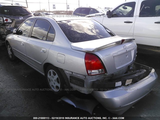 KMHDN45D21U056355 - 2001 HYUNDAI ELANTRA GLS/GT GRAY photo 3