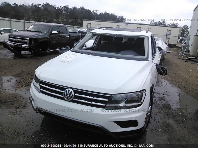 3VV3B7AX7JM074382 - 2018 VOLKSWAGEN TIGUAN SE/SEL WHITE photo 6