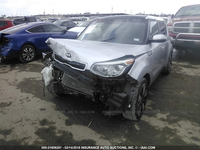 KNDJX3A5XF7771206 - 2015 KIA SOUL ! SILVER photo 2