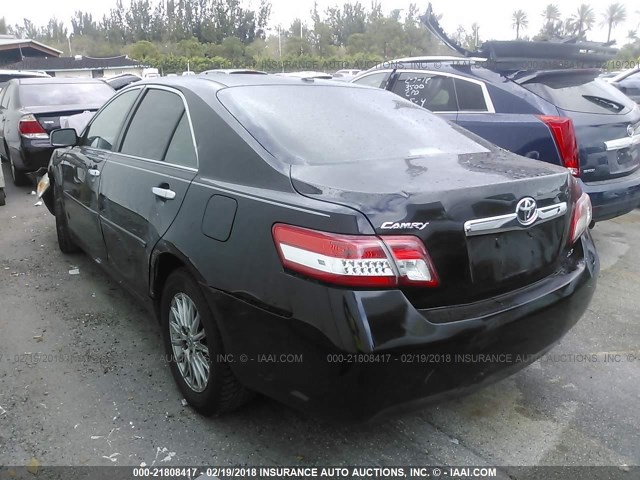 4T1BF3EK4BU137999 - 2011 TOYOTA CAMRY SE/LE/XLE BLACK photo 3