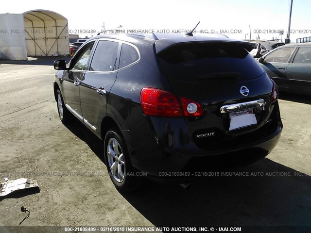 JN8AS5MV2BW679209 - 2011 NISSAN ROGUE S/SV/KROM BLACK photo 3