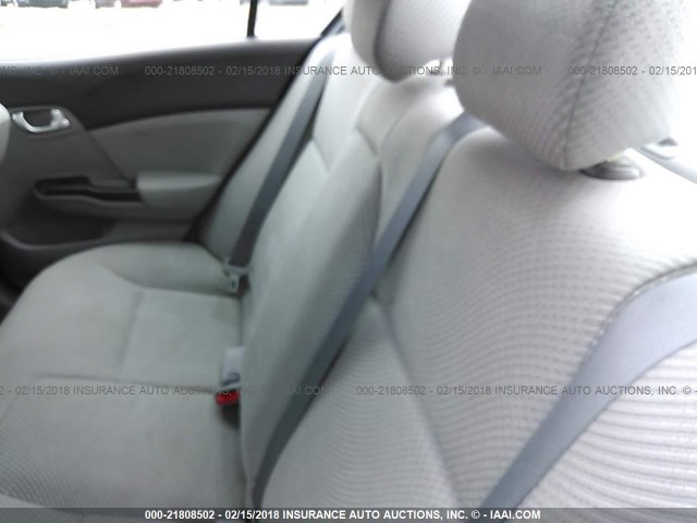 JHMFB4F29CS004303 - 2012 HONDA CIVIC HYBRID GRAY photo 8