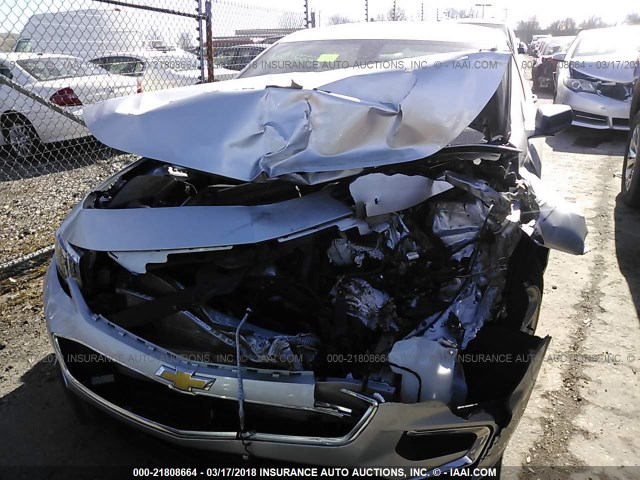 1G1ZB5ST7GF257484 - 2016 CHEVROLET MALIBU LS ვერცხლისფერი ფოტო 6