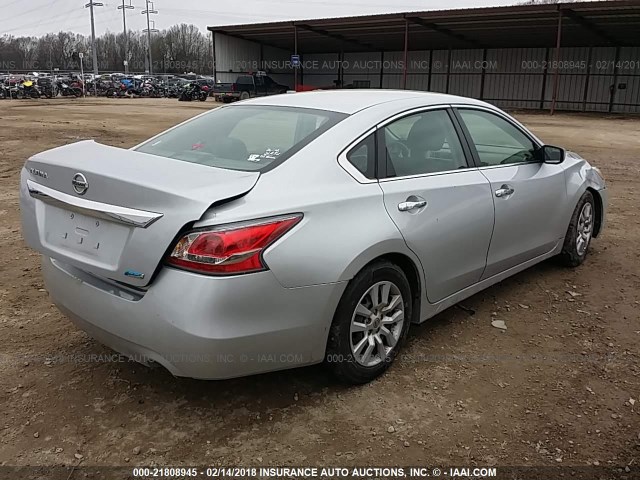 1N4AL3AP5EN366206 - 2014 NISSAN ALTIMA 2.5/S/SV/SL SILVER photo 4