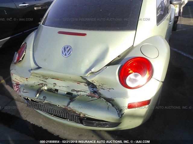 3VWPG3AG5AM005889 - 2010 VOLKSWAGEN NEW BEETLE 绿色 照片 6