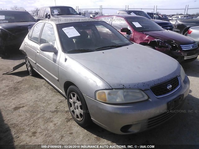 3N1CB51D21L424101 - 2001 NISSAN SENTRA XE/GXE GRAY photo 1