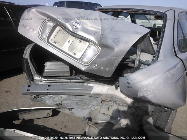 3N1CB51D21L424101 - 2001 NISSAN SENTRA XE/GXE GRAY photo 6