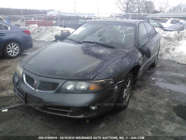 1G2HX54K024242424 - 2002 PONTIAC BONNEVILLE SE GRAY photo 2